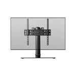 TV Desk and Floor Stand for 26'' to 55'' TVs Desktop Floor Stand with Bubble Level