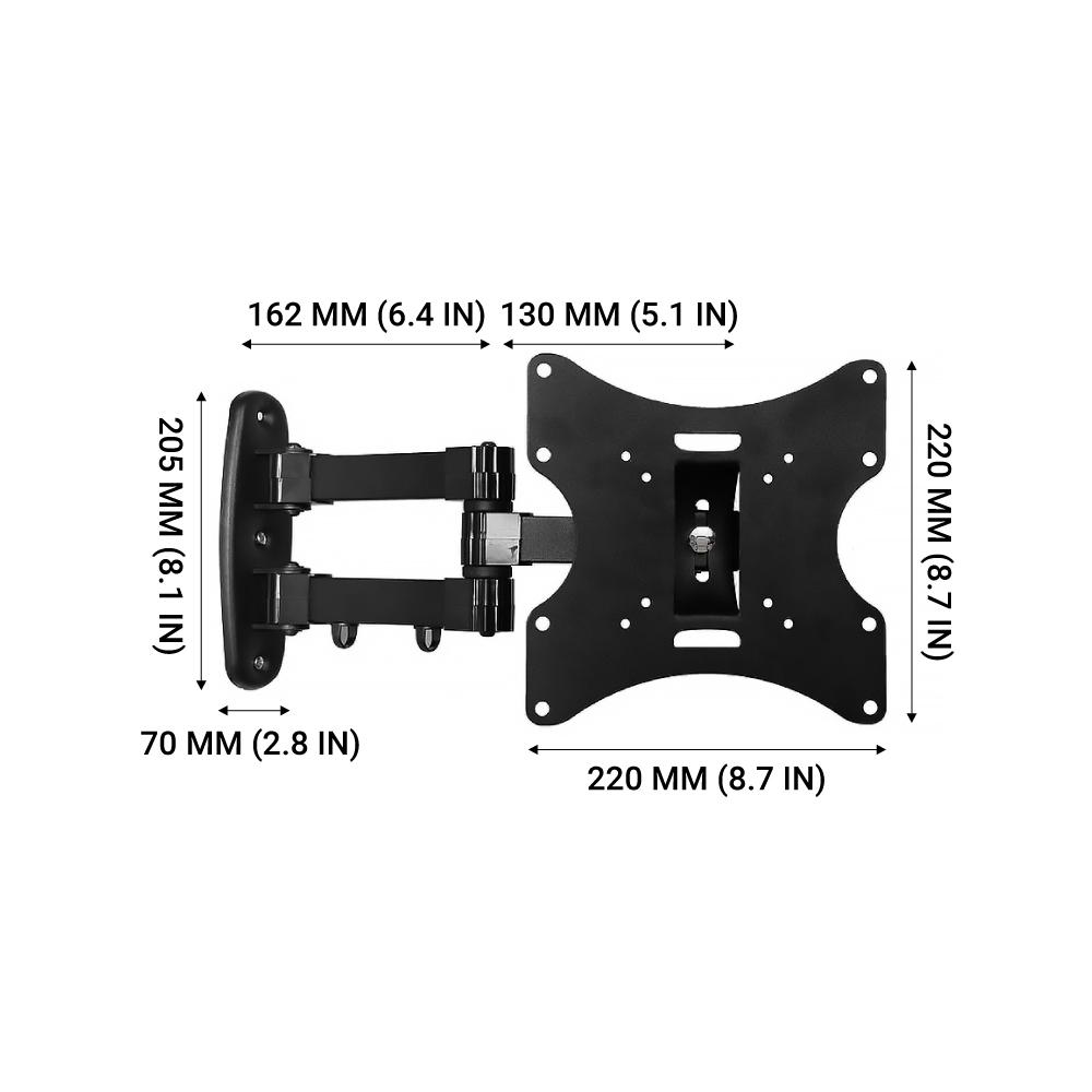 Articulating Wall Mount for 10" to 37" TVs