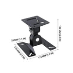 Universal TV Wall Mount Bracket Support for 14" to 27" TVs with 180 Degrees Rotation