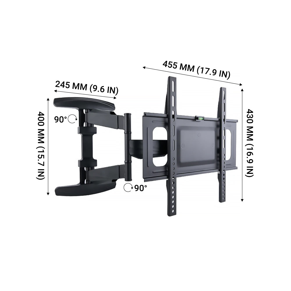 Full Motion Retractable Wall Mount for 26" to 55" TVs